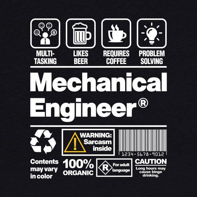 'Mechanical Engineer' Funny Mechanic by ourwackyhome